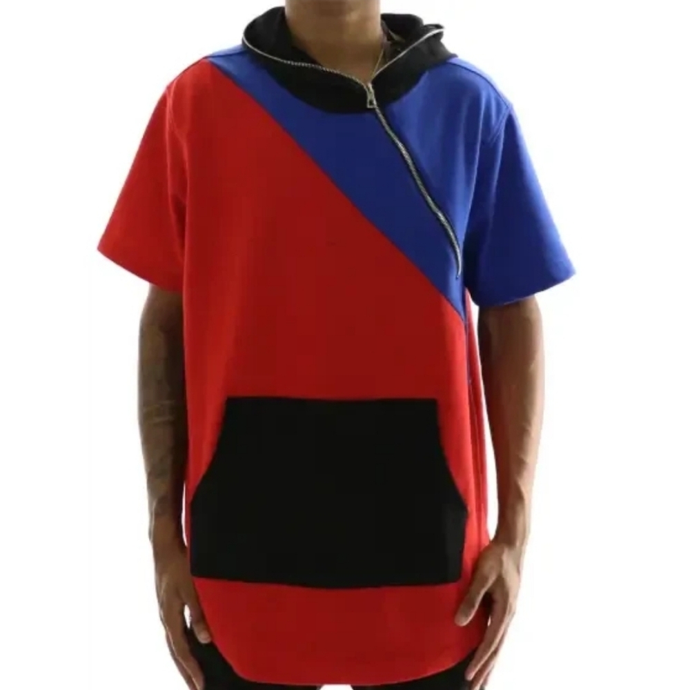 Hudson Colorful Hoodie T-Shirt/ Size L/ NWT